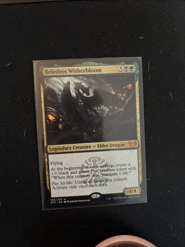 Mtg Beledros Witherbloom - Strixhaven School Of Mages + Bonus Foils - Picture 5 of 6