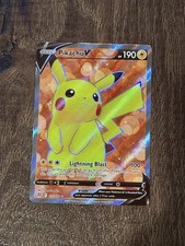 Pikachu V (Full Art) 157/172 SWSH09 Brilliant Stars NM -M 🔥  on eBay