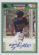 2021 Leaf Pro Set Baseball Blaster Auto Green Tyler McDonough #PS-TM4 Auto 13ys