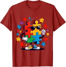 Autism Awareness Accept Understand Love Cool Unisex T-Shirt