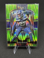 2025 Panini Select - Premier Level Tariq Woolen #115 Neon Green Shock Prizm /699