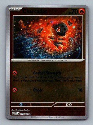 Charcadet #019/094 Reverse Holo Phantasmal Flames (Tomokazu Komiya) Pokemon NM