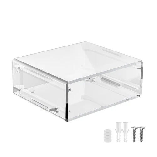 Modern Design Acrylic Stand for Mac Mini Models Creating a Clean Workspace