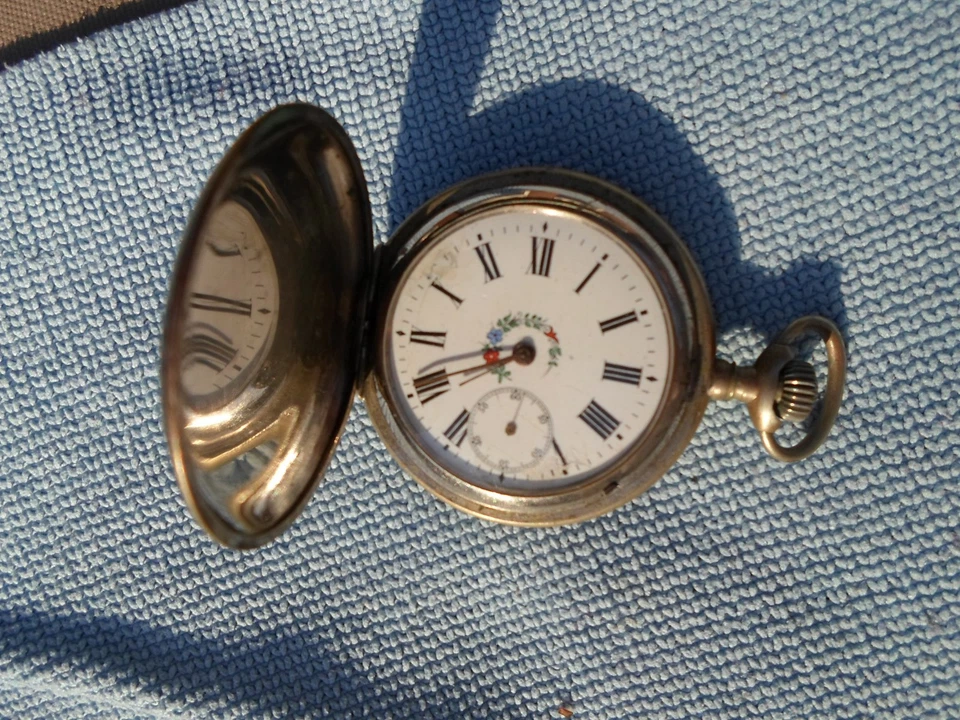 Antike Jagd-Taschenuhr – An BASTLER - Bild 3 von 4