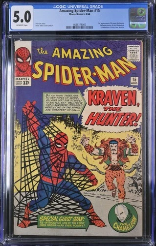 Amazing Spider-Man #15 CGC 5.0 Off-White Pages