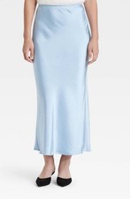 A New Day  Maxi SlipSkirt Women's Small Light Blue