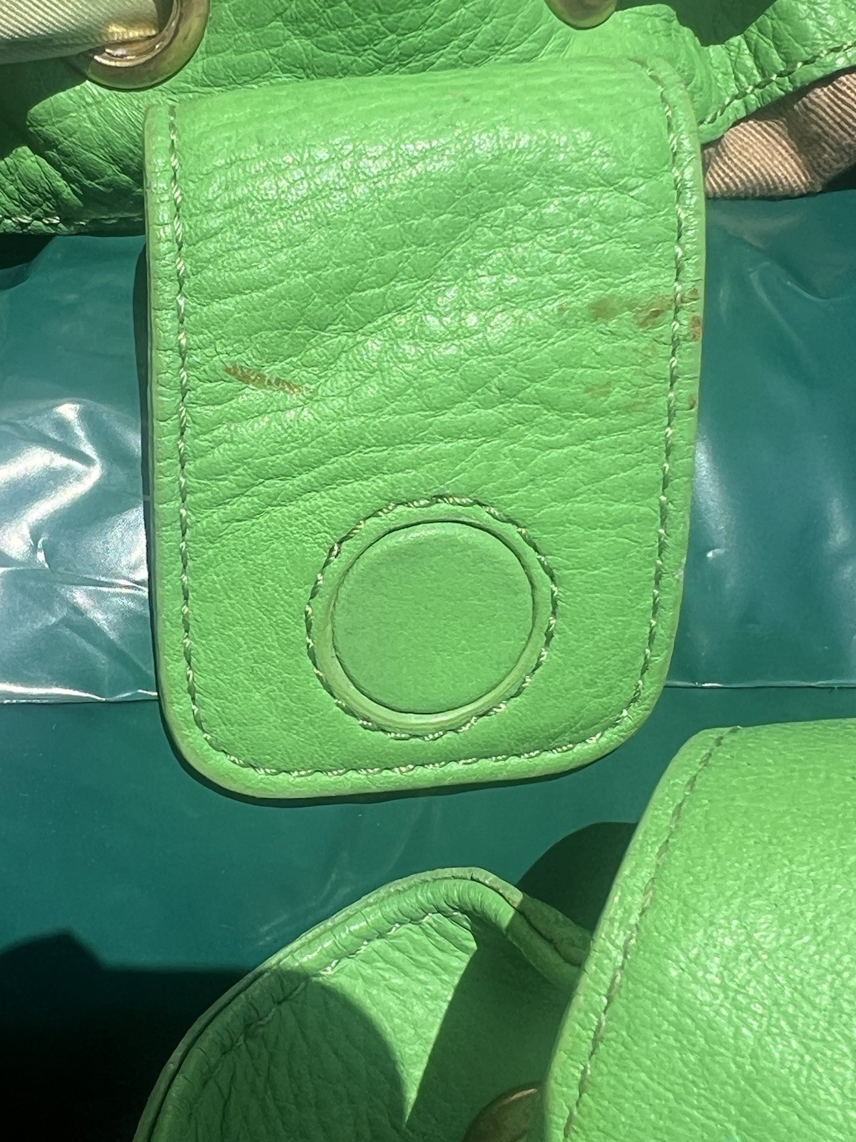 Juicy Couture Daydreamer Vtg Iconic & RARE Green Tote Bag Y2K image 8