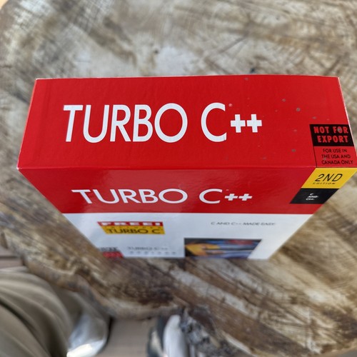 Borland Turbo C++ DOS Version 2nd edition 5.25 Inch Disks Books Big Box & Insert - Photo 11/14