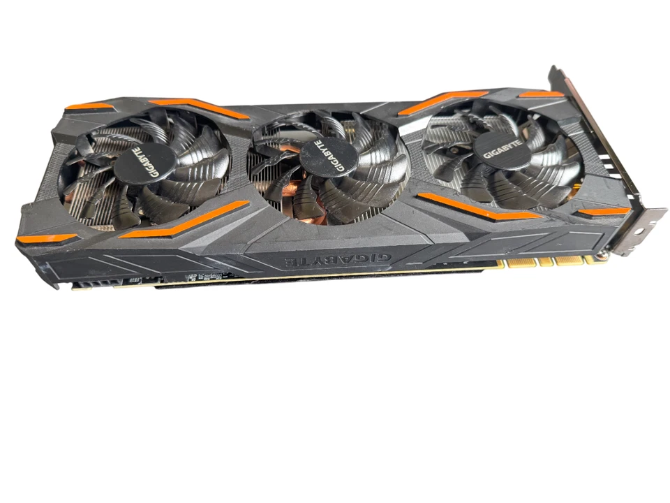 GIGABYTE GeForce GTX1080 8G Graphics card DDR5X HDMI+DP+DVI 8PIN Tested - Image 2 of 4
