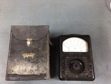 Vintage Triplett Model 630-PLK Type 2 Multimeter AS IS Untested W/ Case