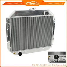 3 Row Aluminum Radiator For 1966-1979 Ford F100 F150 F250 F350 Bronco Truck V8