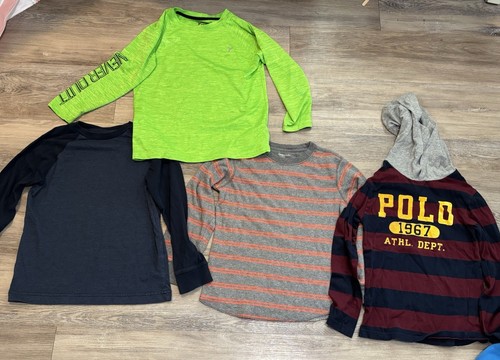 Boys 6/7/8 clothing bundle polo Nike Minecraft athletic & more - 26 pieces - Picture 7 of 11