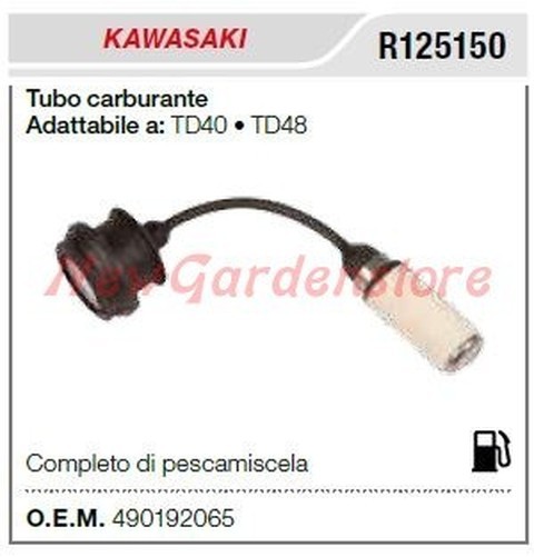 Kraftstoffschlauch Mit Mischfisch Kawasaki Freischneider TD40 TD48 R125150-image