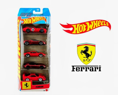 #ad Preorder 2026 Hot Wheels Ferrari 5 Pack 1:64 Basic 365 SF90 206 F40 12 $14.95