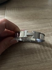 Hermes Clic H Armband Stahl Gebrauchter Zusta...
