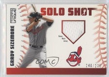 2009 Topps Unique Solo Shots Relic 240/275 Grady Sizemore #SSR-GS 0af