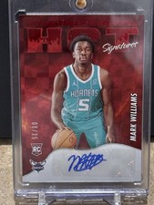 2022-23 Hoops Mark Williams Red Hot Signatures /25 Rookie Auto #HSR-MWL