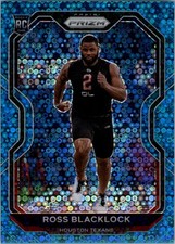 2020 Panini Prizm Prizms No Huddle Blue #394 Ross Blacklock /79 - FB
