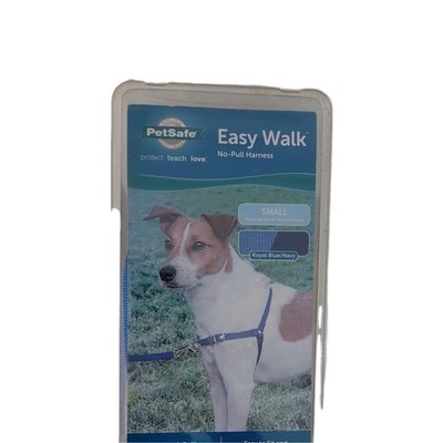 PetSafe Easy Walk Adjustable Non-Pull Nylon Dog Harness Small Royal Blue/Navy