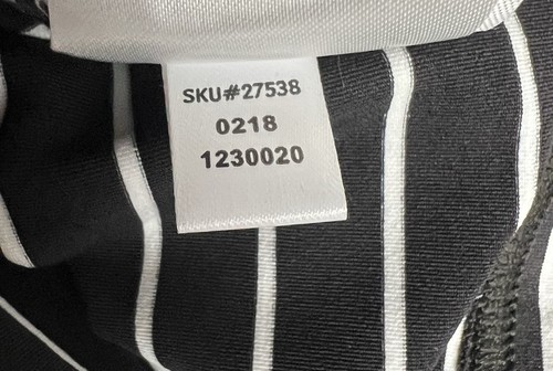 FootJoy Golf Pullover Women’s Size M Black Long Sleeve Striped 1/4 Zip Jersey - Picture 4 of 15