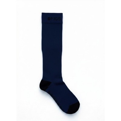 1 Pair FIGS Compression Dark Blue Socks Size Large