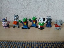 Mini-Sammelfiguren, lustige Tiere, unbekannter Hersteller, gebraucht, 90er Jahre