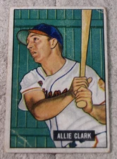 1951 Bowman #29 Allie Clark VG