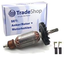 Anker Rotor Motor inkl. Motorkohlen für Bosch GBH 2-26 E RE DRE DFR 2400 2600