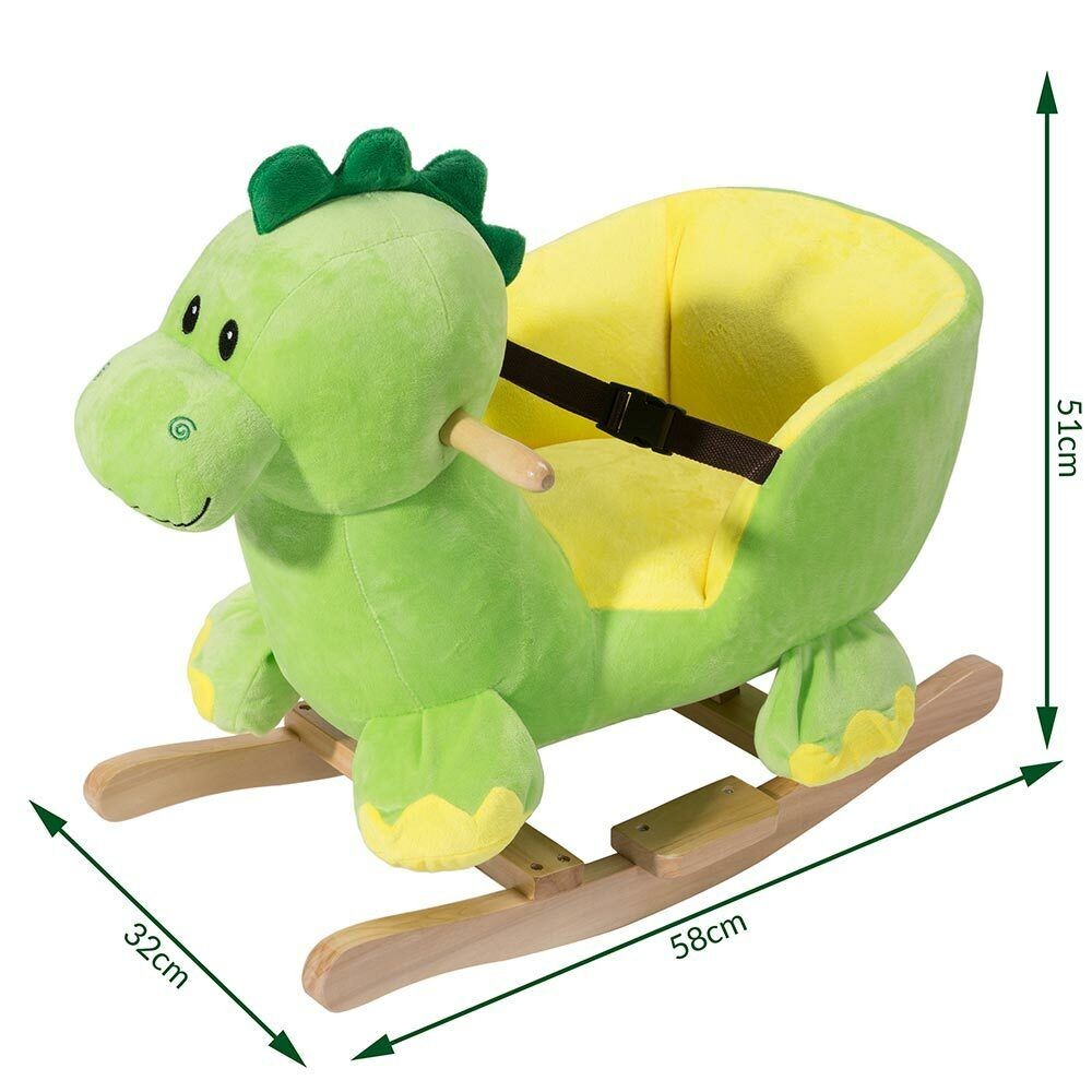Dinosauro a Dondolo Cavalcabile per Bambini foto 5