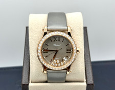 Chopard Happy Sport 274808-5014 36mm Floating Diamond 18K Rose Gold Box Papers