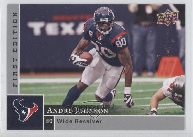2009 Upper Deck First Edition Silver Andre Johnson #59 HOF 1g5