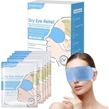 Disposable Self Heating Eye Mask 10 Pack Warm Compress for Dry Eyes Relief