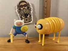 Adventure Time McDonalds Figure Sword Swingin' FINN  RARE Sonic Expandable JAKE
