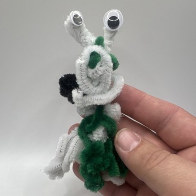 MYSTERY GLORP an Original Handmade Mini Pipe Cleaner Figure. My kid made this 