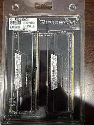 G.SKILL Ripjaws V Series 64GB (4 x 16GB) 288-Pin PC RAM DDR4 3200 (PC4 25600) In