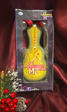 Disney Hannah Montana Green and Pink Guitar Christmas Ornament Miley Cyrus