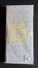 Pottery Barn Kids Lillian Crib Fitted Sheet Khaki Organic Cotton NWT New