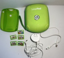 LeapFrog LeapPad Carrying Case, Charger, Silicone Cover 5 Games - No System