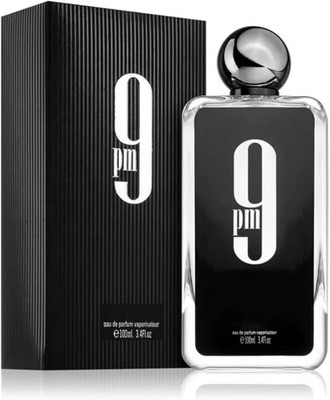 Afnan 9 PM For Men Eau De Parfum 3.4 Ounce / 100 ml