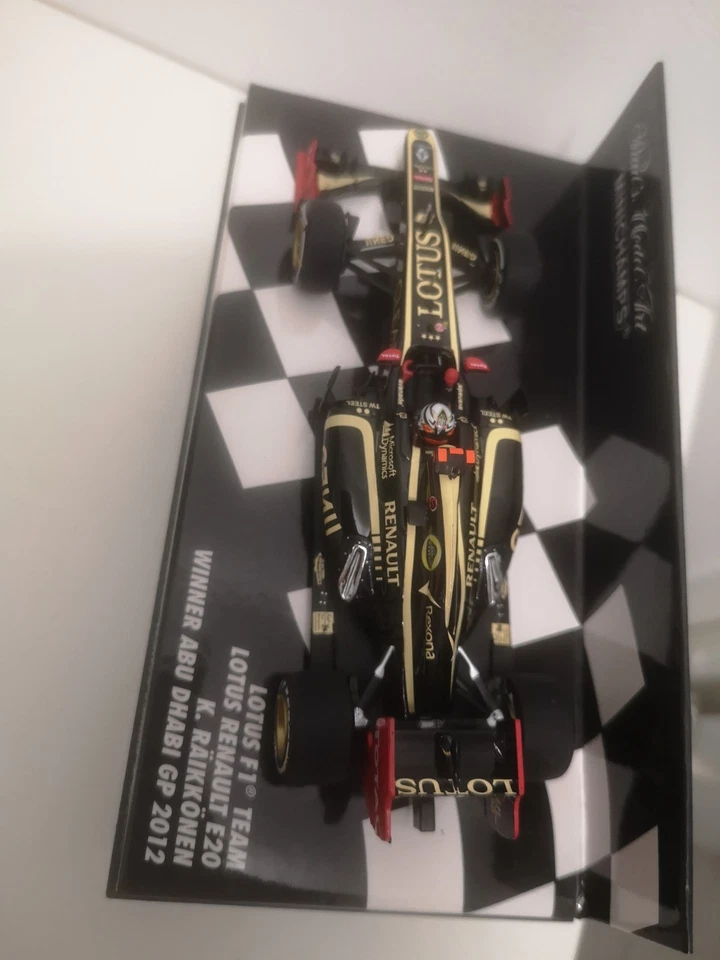 Raikkonen 2012 Lotus E20 Winner Abu Dhabi GP 1/43 Minichamps F1 Formule 1 - Photo 3/4