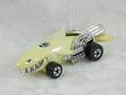 Vintage 1986 Mattel Hot Wheels white Shark Sharkruiser diecast car