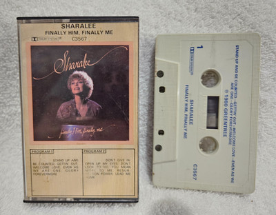 SHARALEE Finally Him Finally Me RETRO audio music Christian GOSPLE cassette RARE