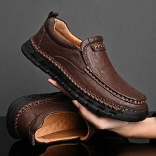 Dress Shoes Moccasins Leather Casual Business Shoes Men Footwear Fashion Flats