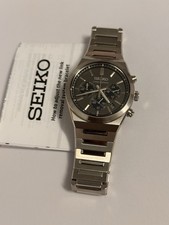Seiko Herren-Armbanduhr Analog Automatisch Edelstahl Quarz SSB455P1 Neu