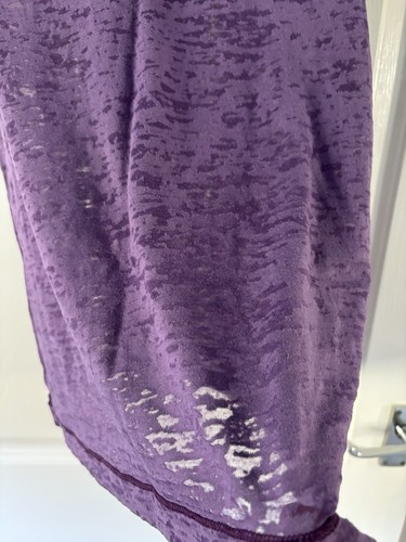 Moving Comfort Women's Workout Tee Shirt Fitness & Yoga Purple Marl Size Large - Picture 2 of 10