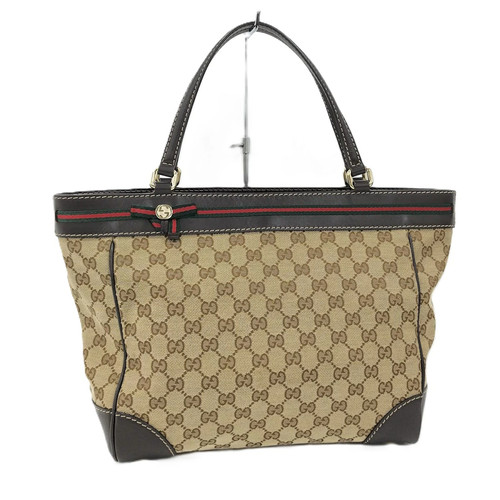 Used Gucci Handbag Gg Canvas 257061