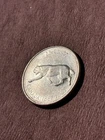 1967 Canada Silver Quarter 25 Cents Bobcat Centennial .800 Fine Coin VF