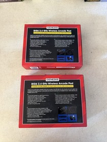 Retro-Bit Official Sega Genesis BIG6 2.4 GHz Wireless Controller 6-Button Pad