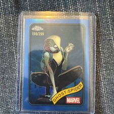 2025 Topps Chrome Marvel GHOST SPIDER Blue Refractor /299 #29