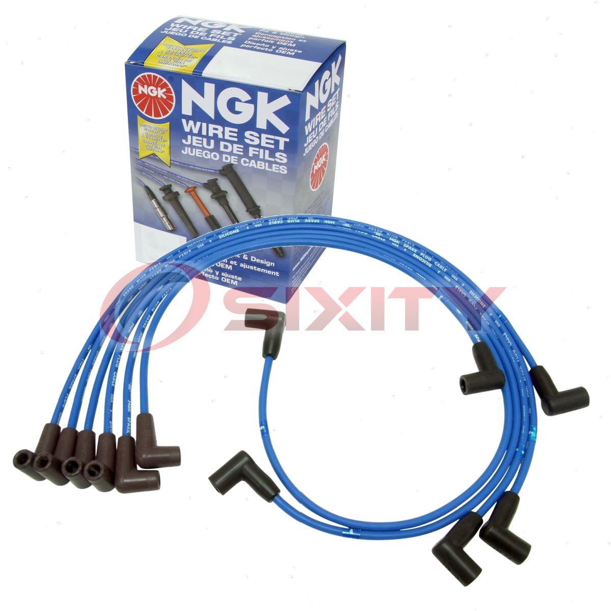 NGK 51094 RC-GMX065 Spark Plug Wire Set for XS10240 CH76136 96838 9381 86838 no
